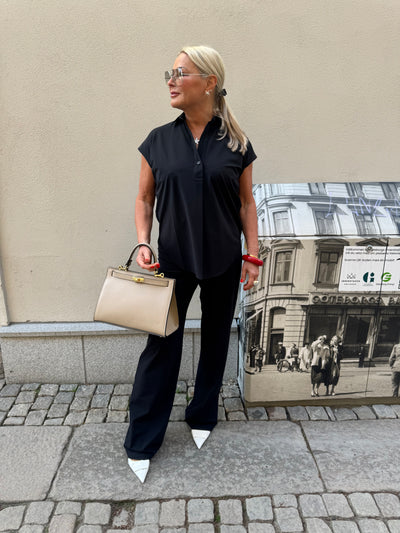 Lim Skjorta Penn and Ink Svart