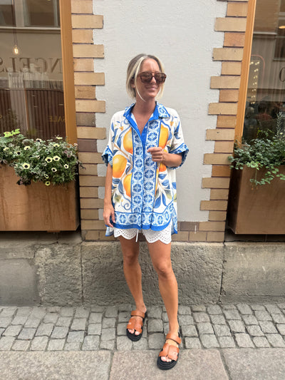 Lemon blouse blue
