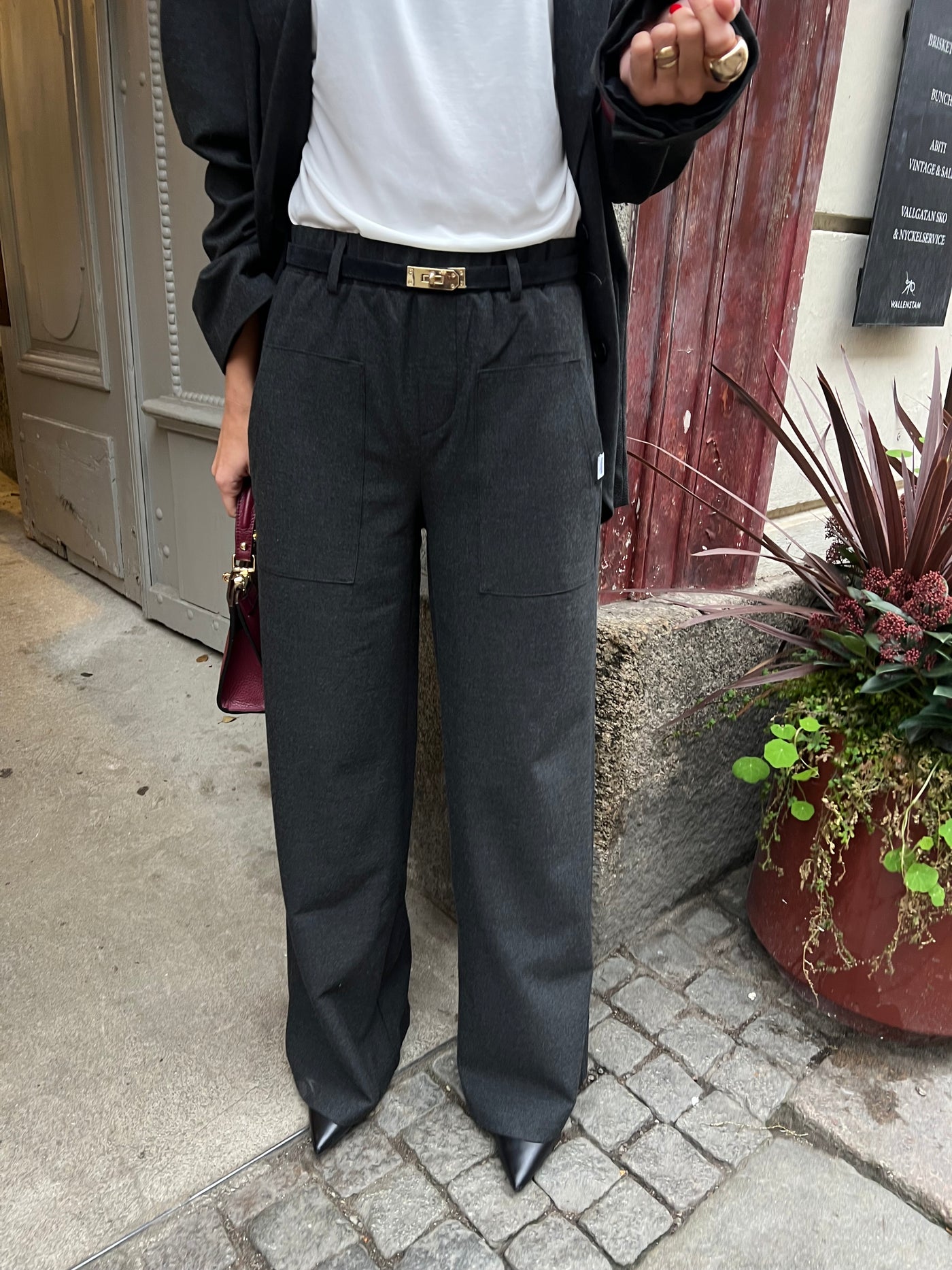 Penn&ink grå byxa 1669LTD