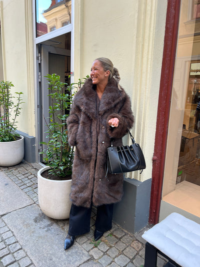Stephanie Faux Fur Long Jacket