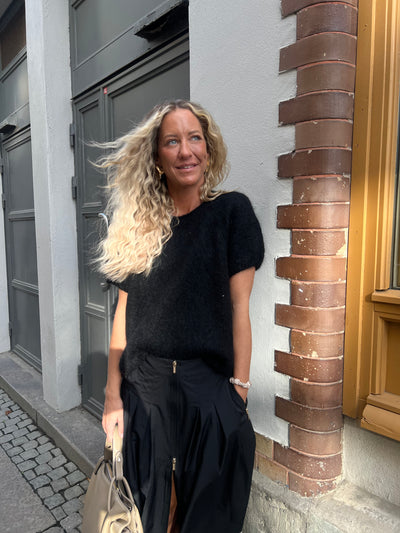 Bambi stickad topp svart