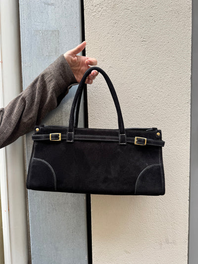 Suede bag Black