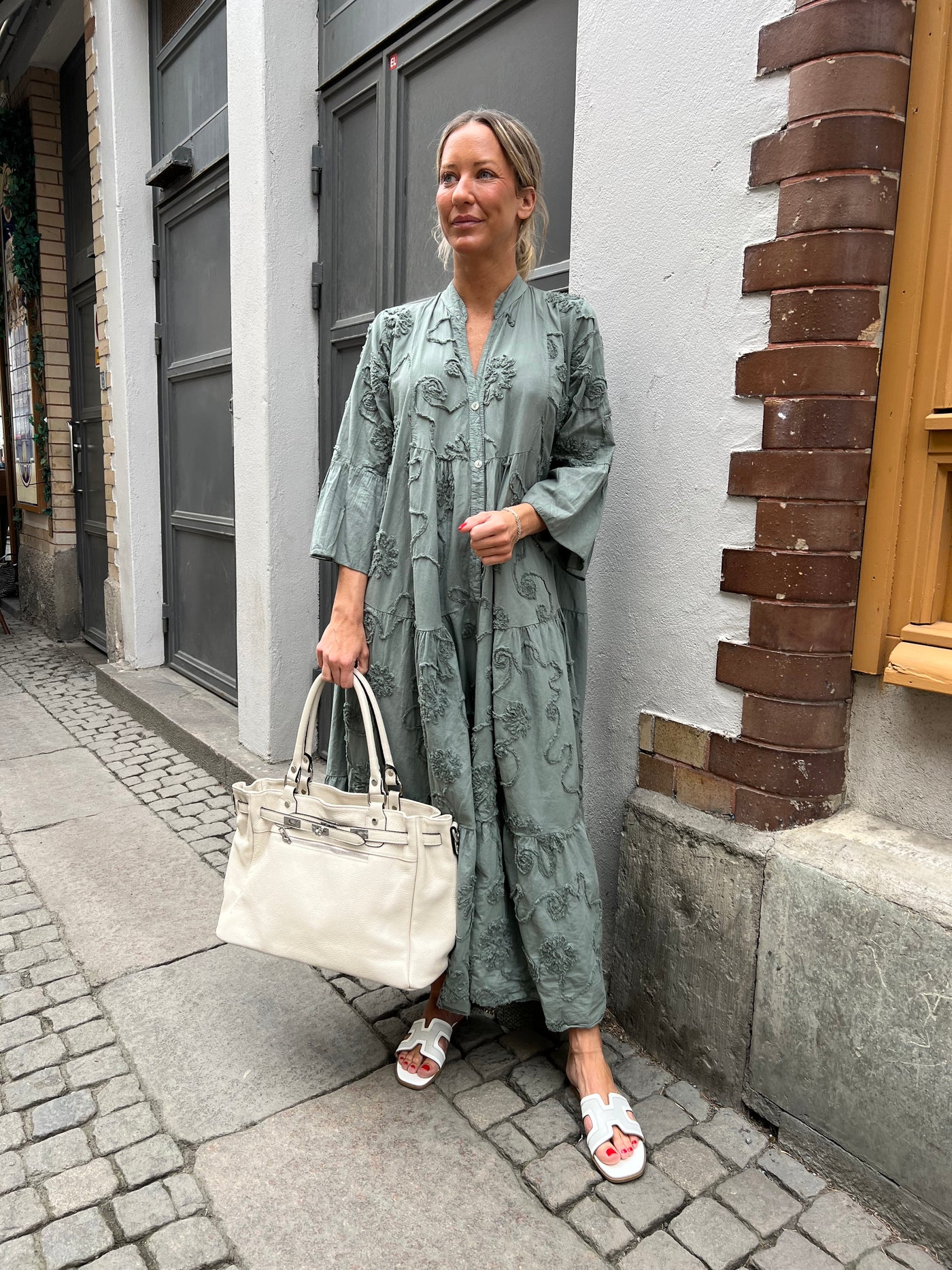 CAJSA DRESS GREEN