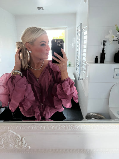 Angel boho blouse old pink leverans 7 dagar