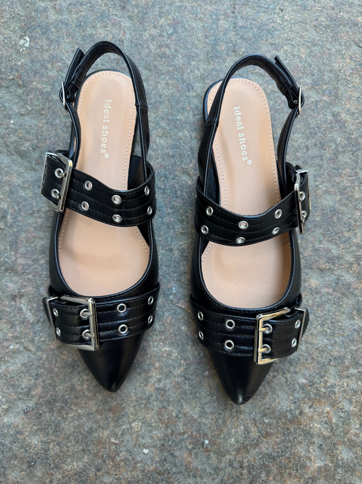Lollo slingback Matt Black 2272