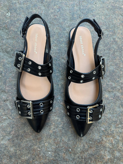 Lollo slingback Matt Black 2272
