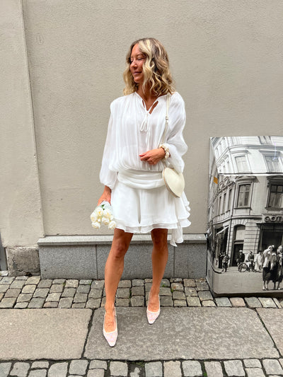Amanda dress white