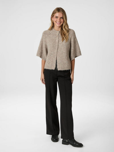 NEO NOIR KOFTA BENUTA FLUFFY KNIT BEIGE MELANGE