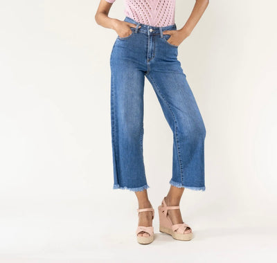 Charlotte Cropt jeans denim medium blue