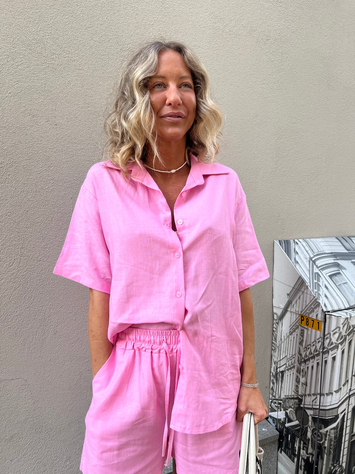 NOOR LINNE SHORTS PINK