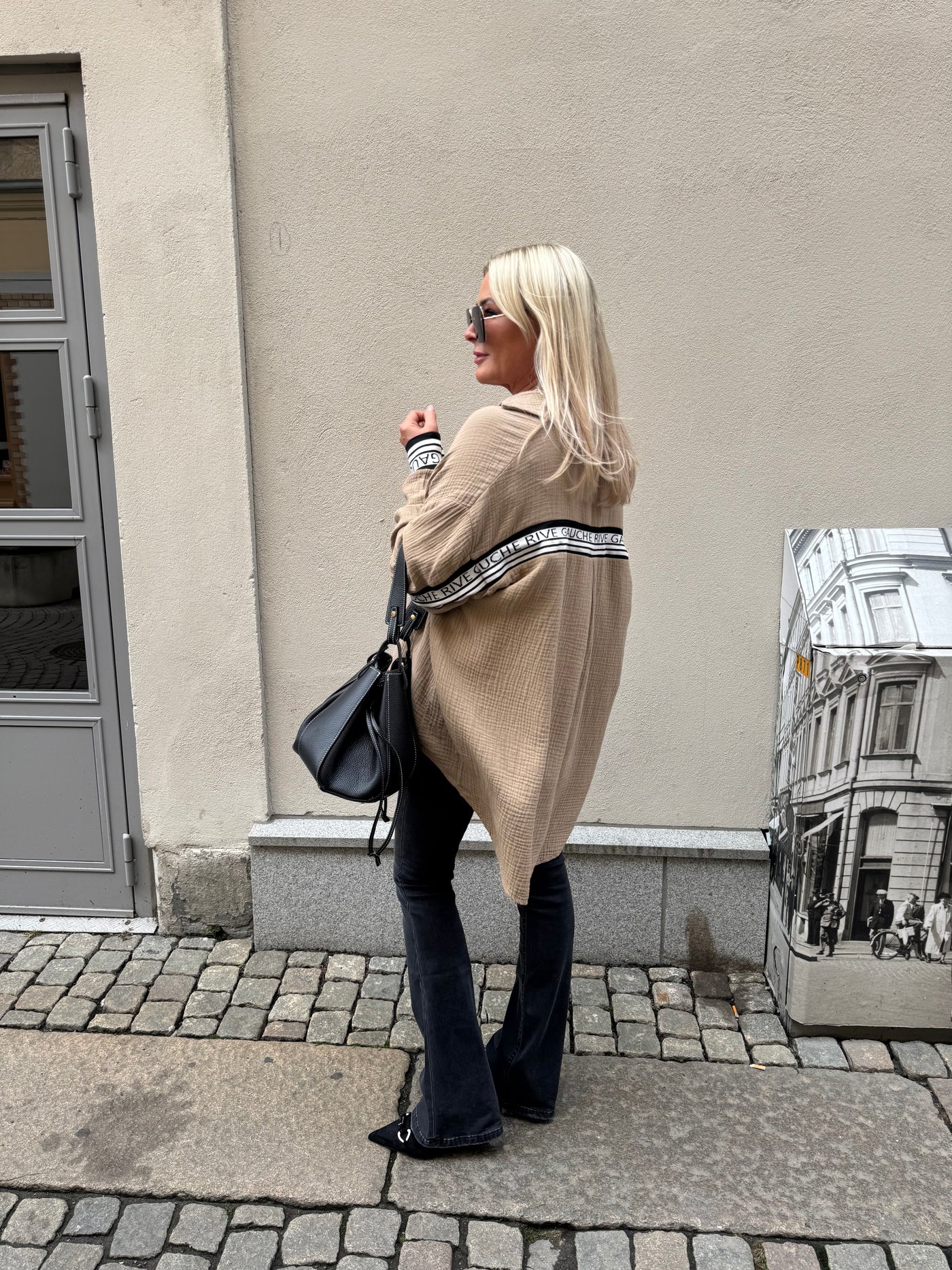 Gauche bomull Camel