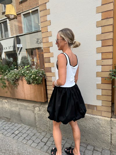 Short dress ballong White