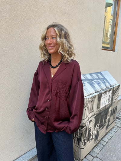 Look blouse Bordeaux
