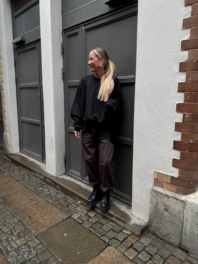 Mimmi linne spets svart