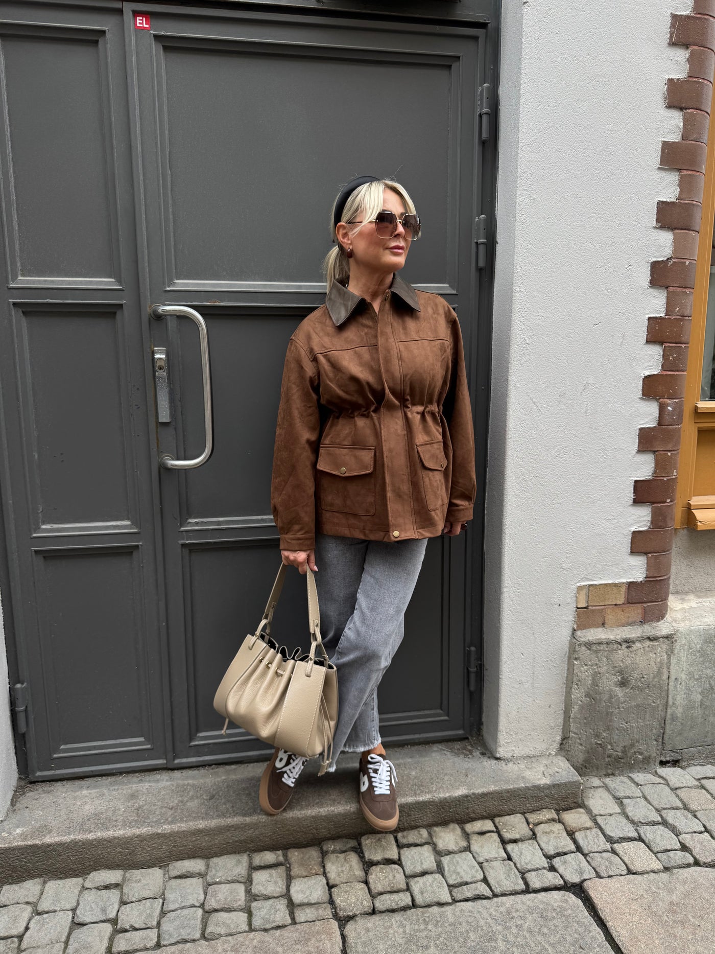 SONJA JACKET ARMY CHOKLAD
