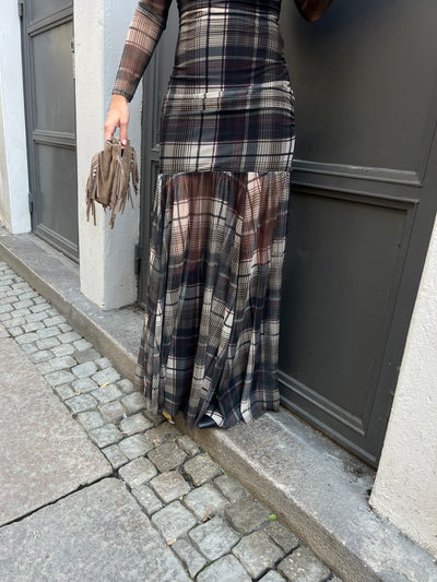 Sascha mesh dress rutig 19516