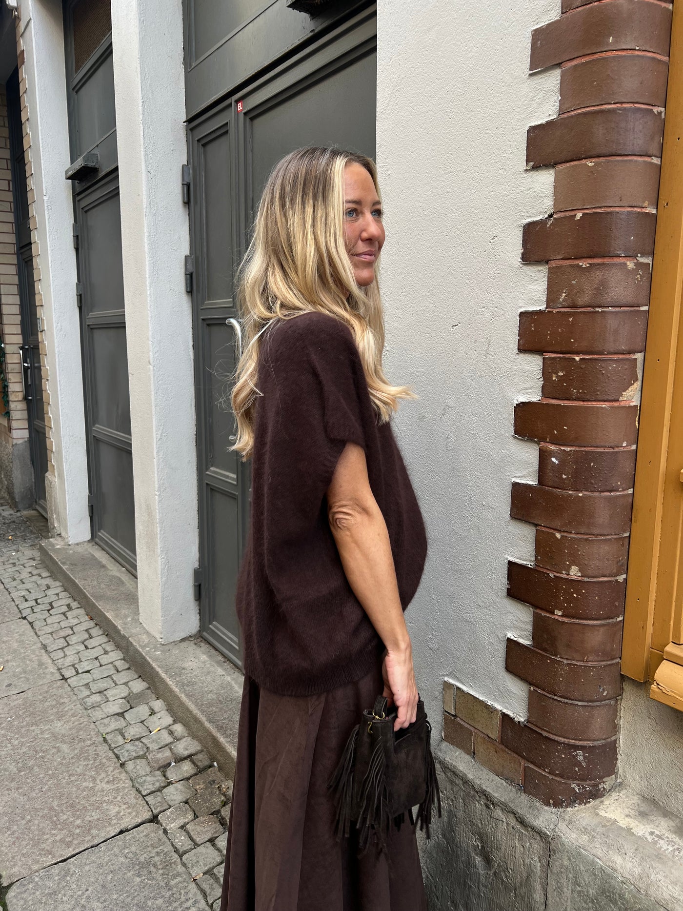 ANGORA BROWN VÄST 6885