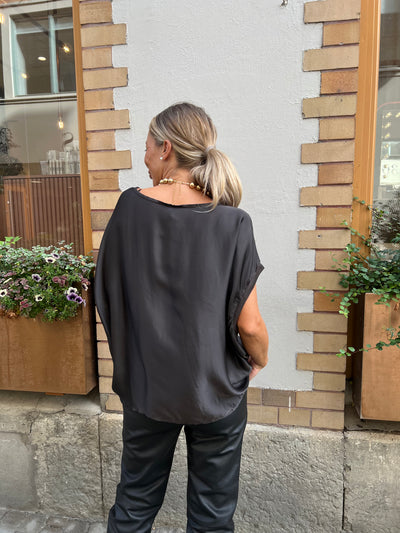 ANDY SILK BLOUSE brown 29