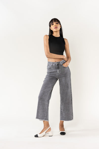 Charlotte Cropt jeans grey