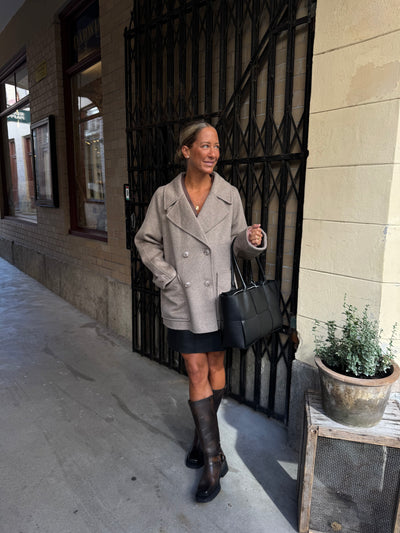 Maje Short Woll Jacket Sand Melange