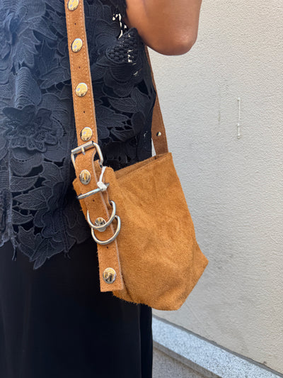 Rock bag Suede Camel