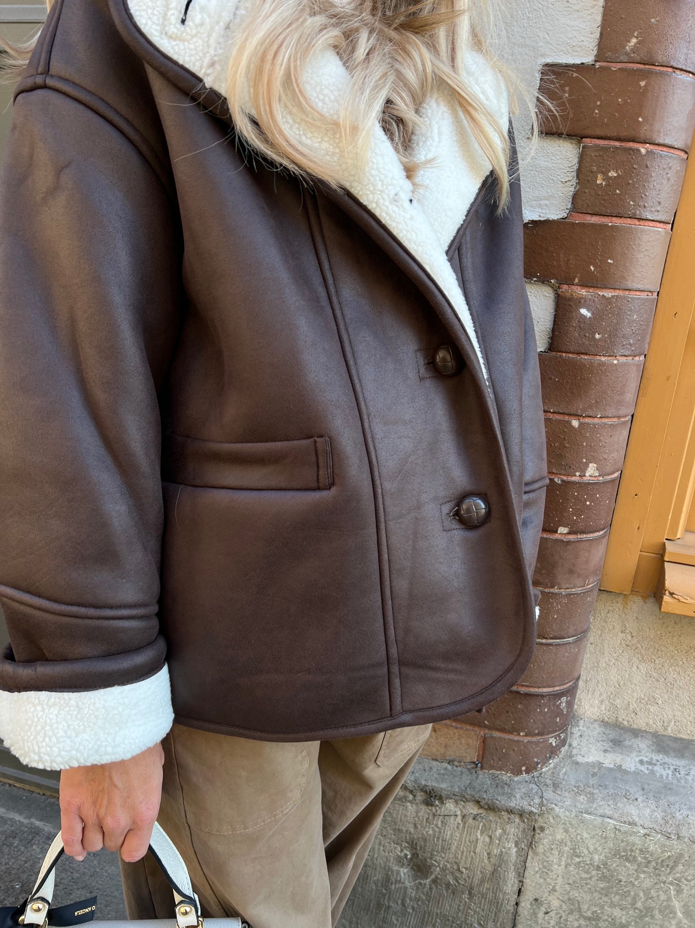 Kim coat brown