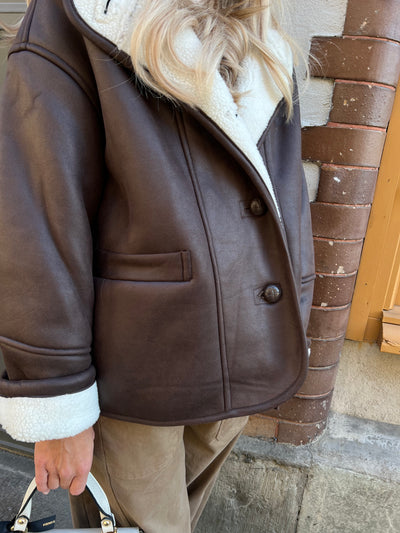 Kim coat brown