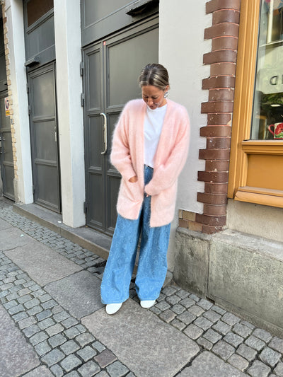 Roro mohair kofta Light Pink - 22067