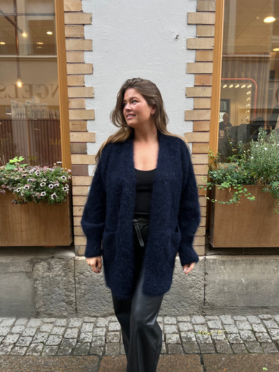 Roro mohair kofta Navy - 22067