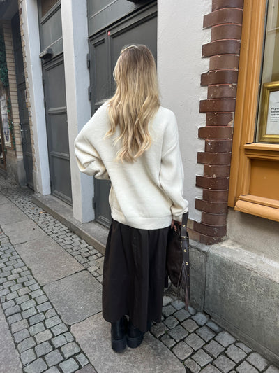 Rosé cardigan offwhite