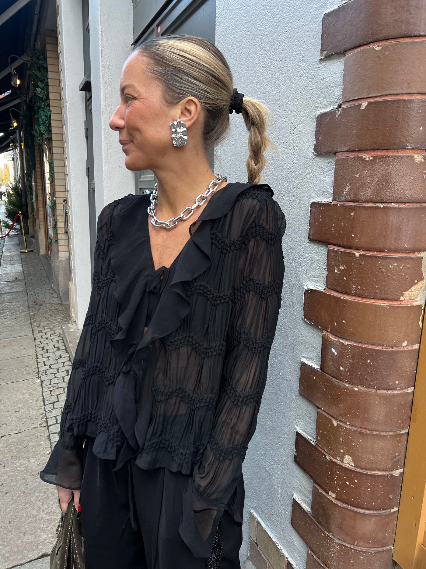 ANIKA CREPE CHIFFON BLOUSE