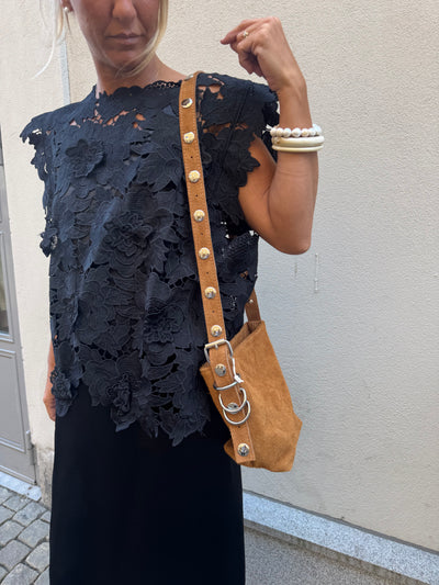 Rock bag Suede Camel