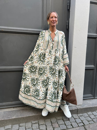 Fanny green med guldglitter