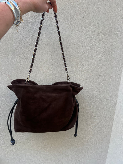 MACY BAG CHAIN BROWN