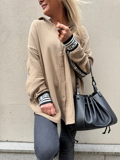 Gauche bomull Camel