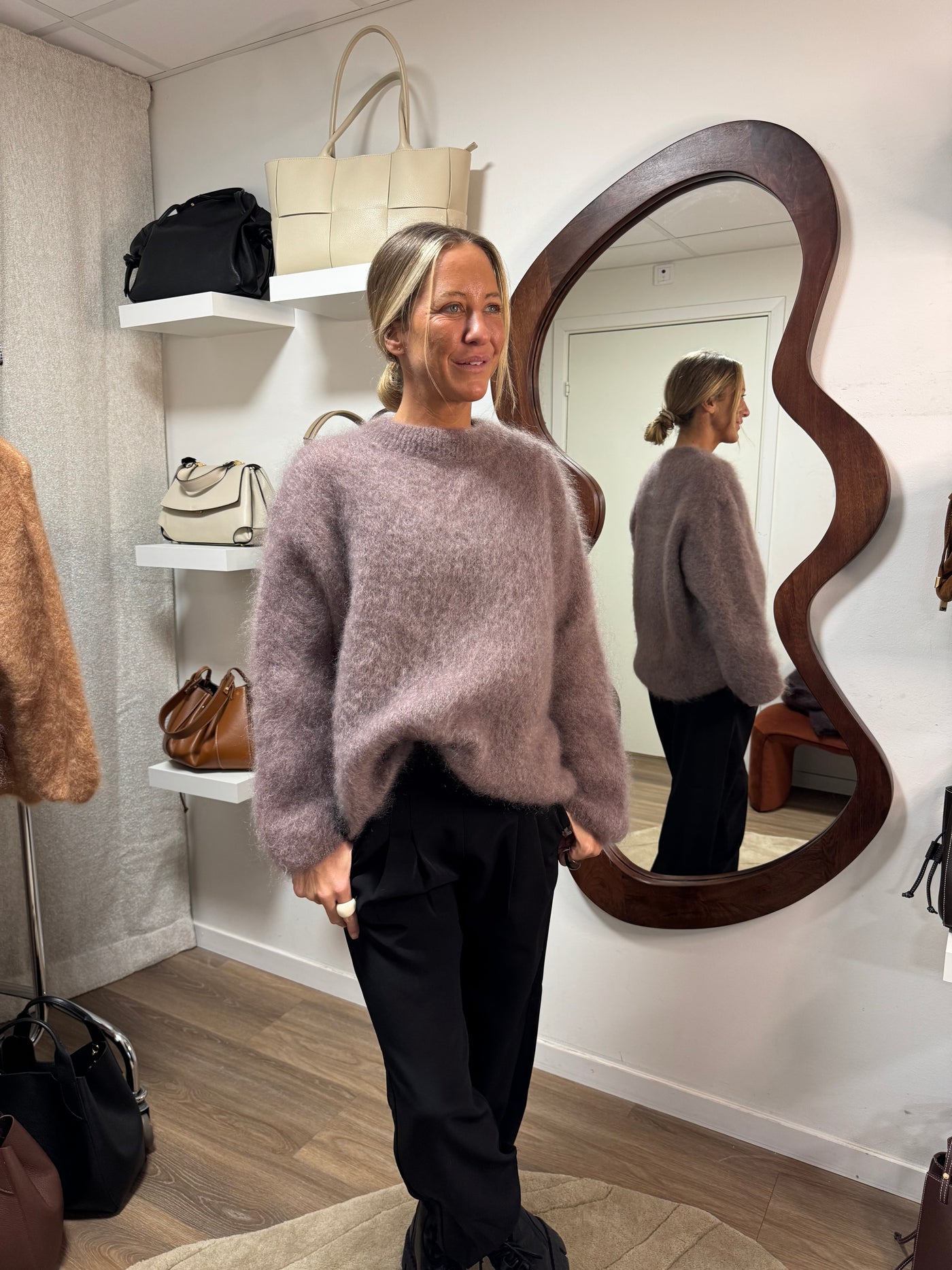 Roro Mohair Funco Rundhals - 22348