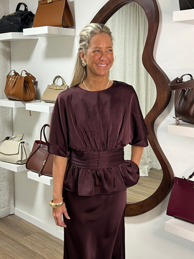 Annegret Heavy Sateen blouse