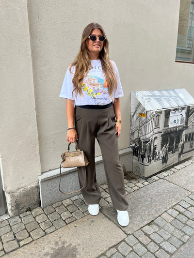 GOSSIA Kostymbyxa cloe go pants coffe