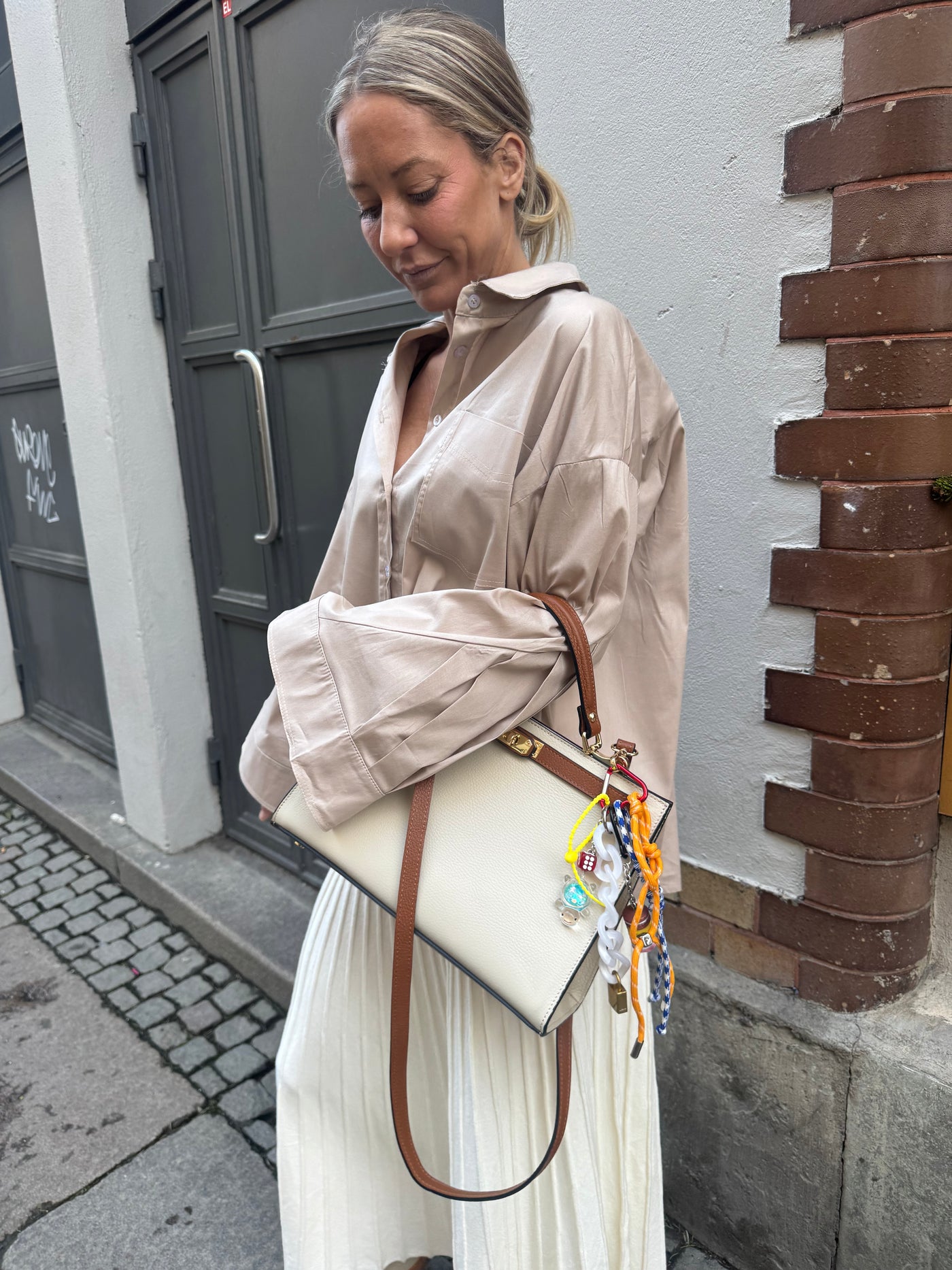 Cassie shirt Beige-05069