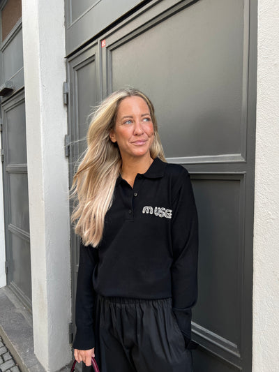 CMVERAN - POLO IN BLACK