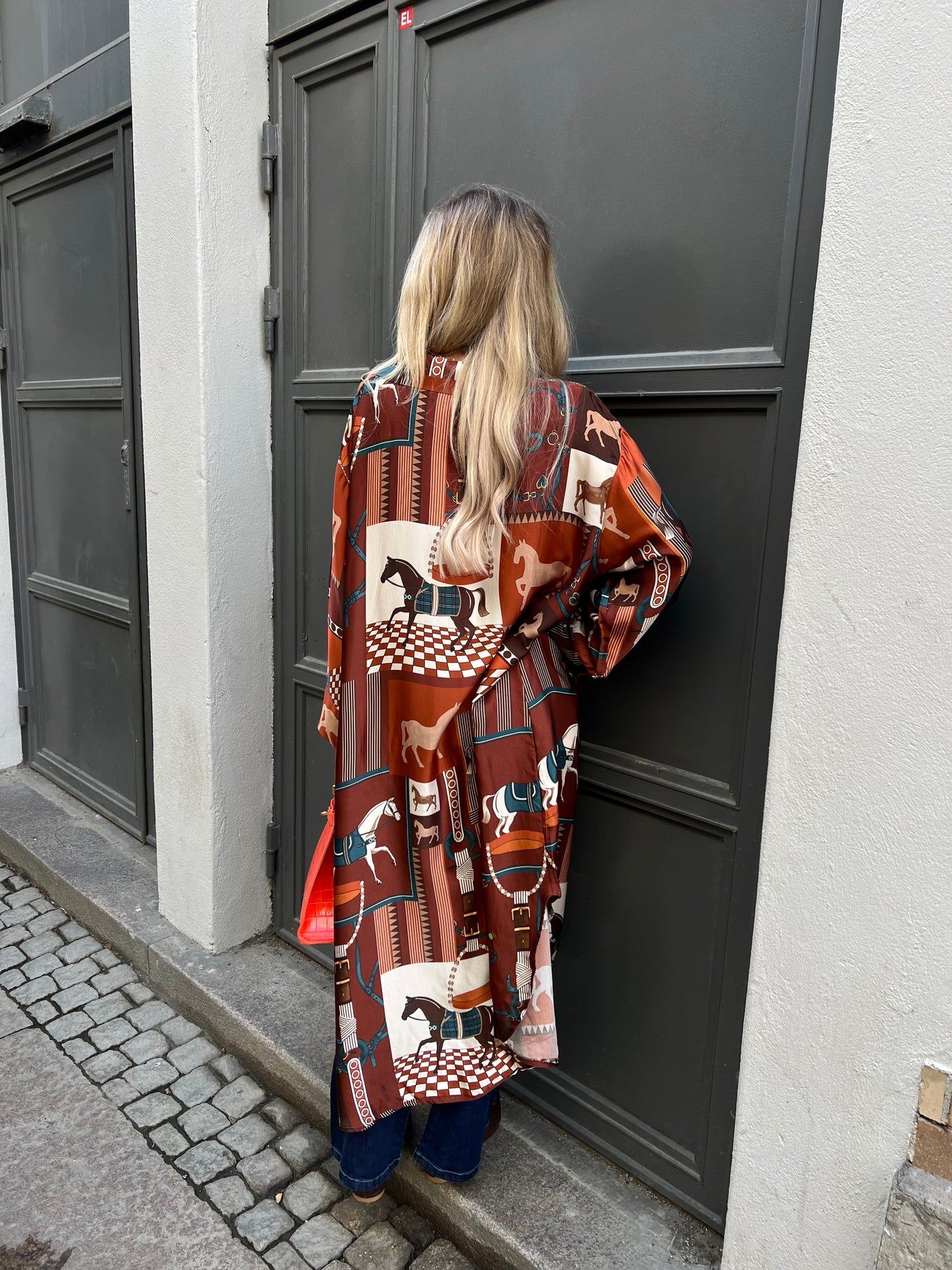 Horse dress orange