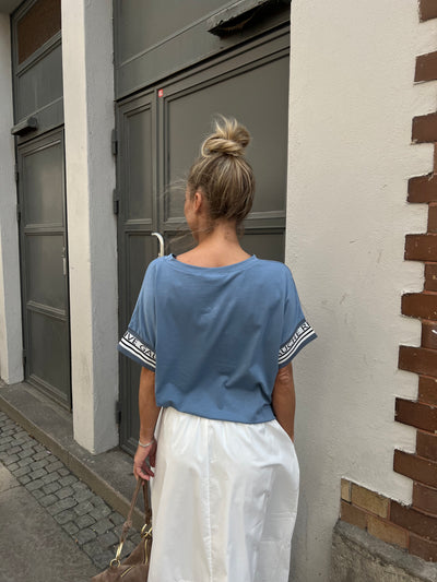Rive gauche T-shirt duvblå