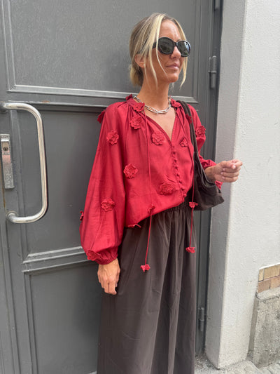 Boho new Blouse Red