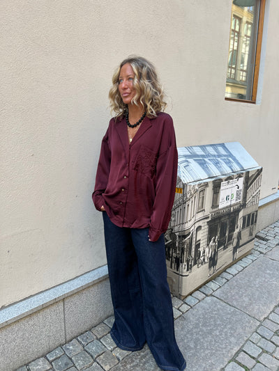 Look blouse Bordeaux