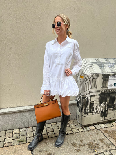 MIN MIN DRESS WHITE