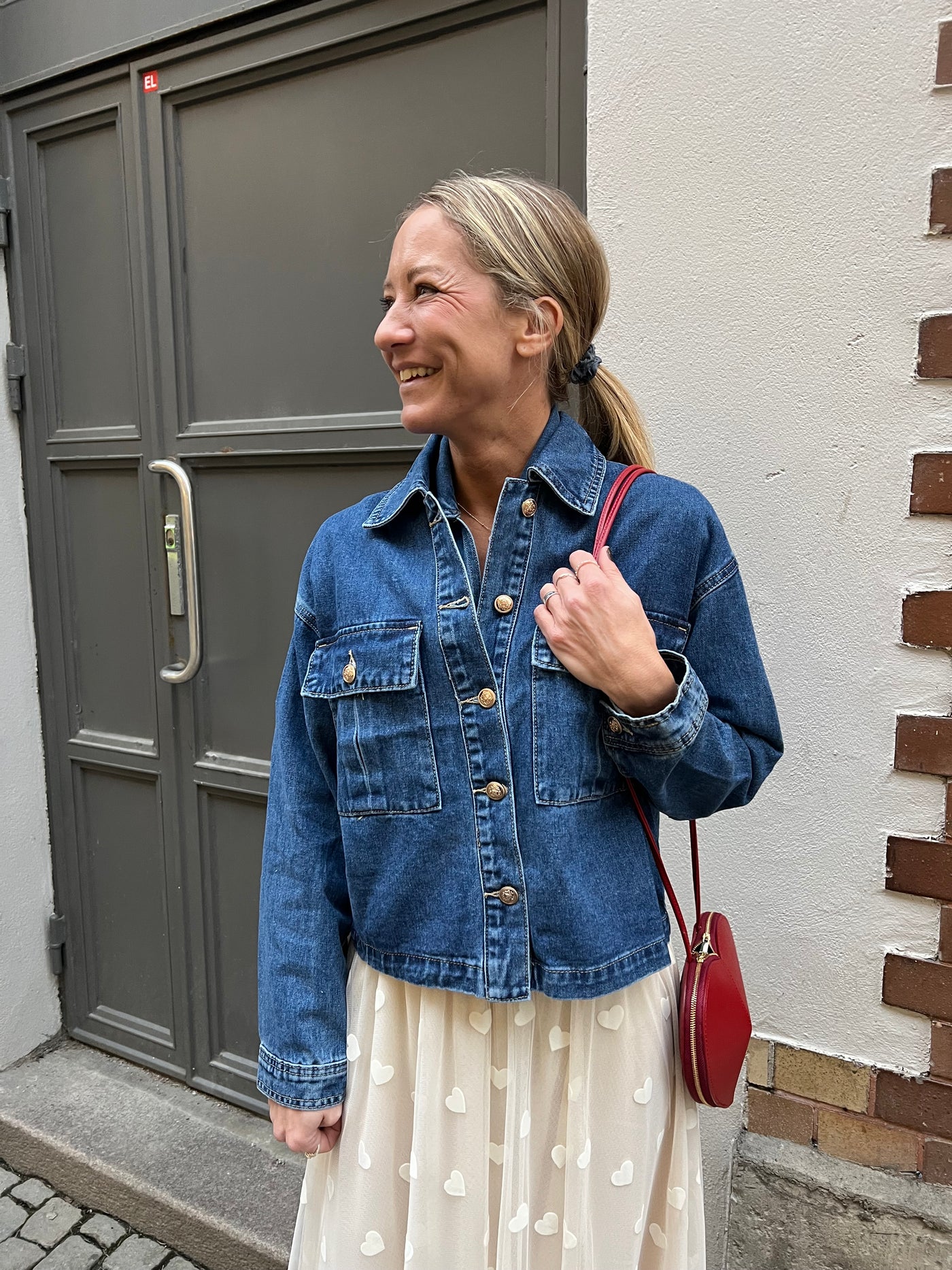 VALLENTINA DENIM JACKET BLUE