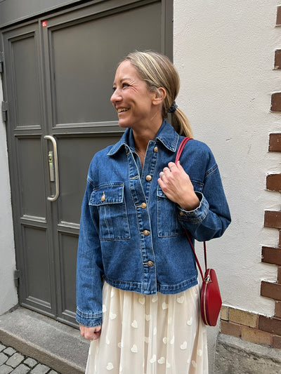 VALLENTINA DENIM JACKET BLUE