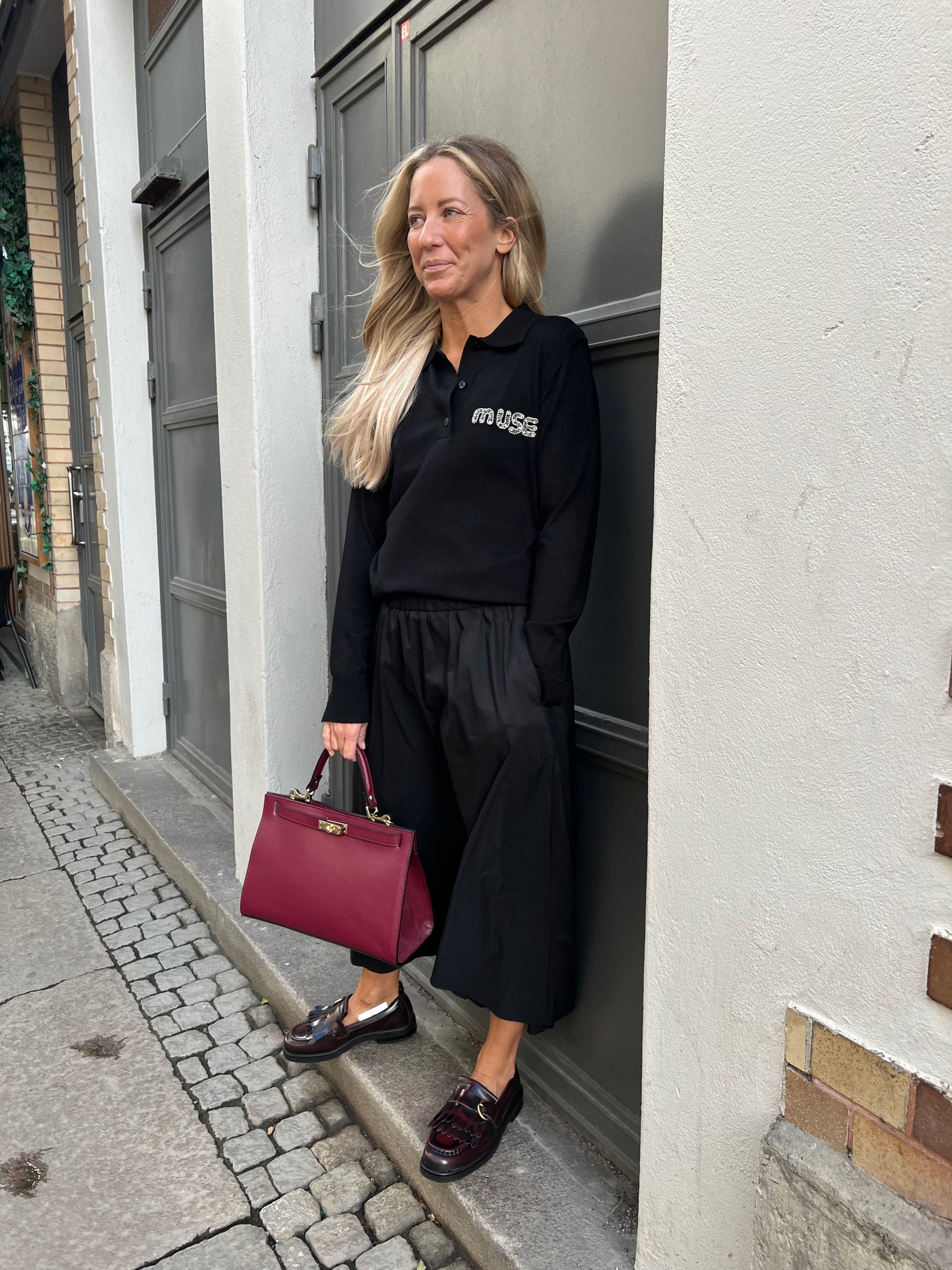 CMVERAN - POLO IN BLACK