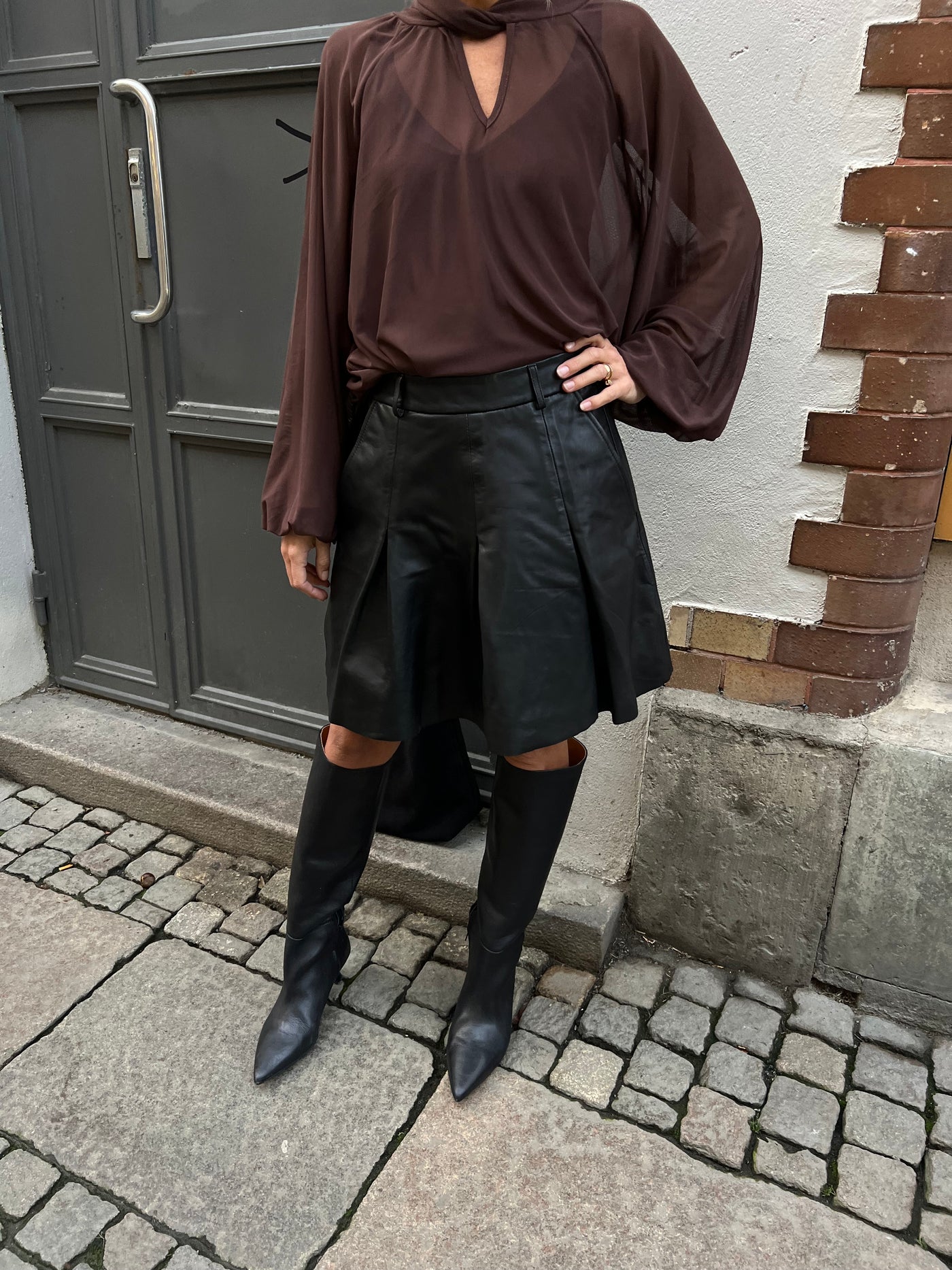 IVY-Kylie Midi Pleat Skirt