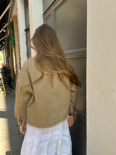 Mio overshirt camel